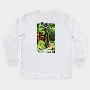 Muir Woods National Monument Kids Long Sleeve T-Shirt